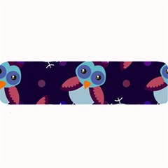 Owl-pattern-background Large Bar Mat by Grandong