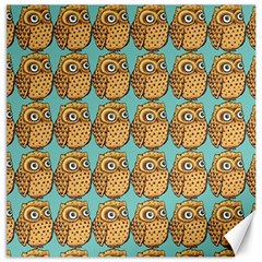 Owl-pattern-background Canvas 16  X 16  by Grandong