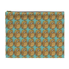 Owl-pattern-background Cosmetic Bag (xl) by Grandong