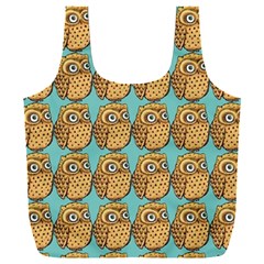 Owl Dreamcatcher Full Print Recycle Bag (xxl) by Grandong