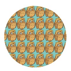 Owl-stars-pattern-background Pop Socket (white) by Grandong