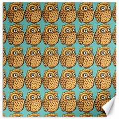 Owl Bird Pattern Canvas 20  X 20  by Grandong