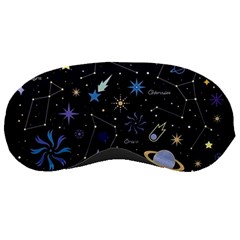 Starry Night  Space Constellations  Stars  Galaxy  Universe Graphic  Illustration Sleep Mask by Grandong
