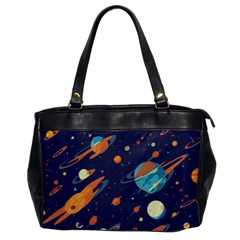 Space Galaxy Planet Universe Stars Night Fantasy Oversize Office Handbag