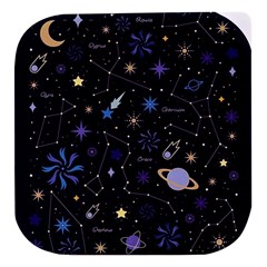 Starry Night  Space Constellations  Stars  Galaxy  Universe Graphic  Illustration Stacked Food Storage Container by Grandong