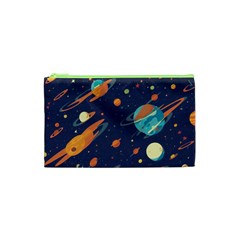 Space Galaxy Planet Universe Stars Night Fantasy Cosmetic Bag (xs) by Grandong