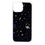 Starry Night  Space Constellations  Stars  Galaxy  Universe Graphic  Illustration iPhone 13 mini TPU UV Print Case Front