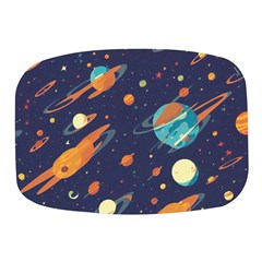 Space Galaxy Planet Universe Stars Night Fantasy Mini Square Pill Box by Grandong
