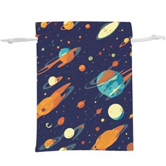 Space Galaxy Planet Universe Stars Night Fantasy Lightweight Drawstring Pouch (xl) by Grandong