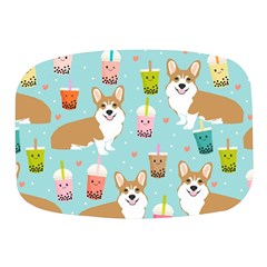 Welsh Corgi Boba Tea Bubble Cute Kawaii Dog Breed Mini Square Pill Box by Grandong