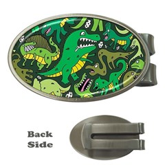 Dino Kawaii Money Clips (oval)  by Grandong