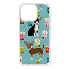 Chihuahua Bubble Kawaii Boba Tea Cute Dog Iphone 13 Pro Tpu Uv Print Case by Grandong