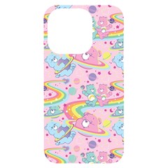 Bears Kawaii Pattern Iphone 14 Pro Black Uv Print Case by Grandong