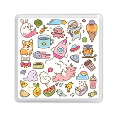 Set-kawaii-doodles -- Memory Card Reader (square) by Grandong