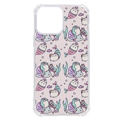 Cartoon Cat Cute Animal Design Drawing Illustration Kawaii Iphone 13 Pro Max Tpu Uv Print Case