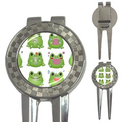 Kawaii-frog-rainy-season-japanese 3-in-1 Golf Divots by Grandong