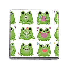 Kawaii-frog-rainy-season-japanese Memory Card Reader (square 5 Slot) by Grandong