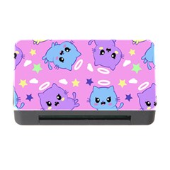 Seamless Pattern With Cute Kawaii Kittens Memory Card Reader With Cf by Grandong