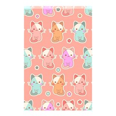 Cute Kawaii Kittens Seamless Pattern Shower Curtain 48  X 72  (small)  by Grandong