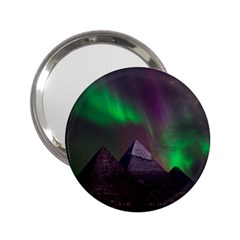 Aurora Northern Lights Phenomenon Atmosphere Sky 2.25  Handbag Mirrors