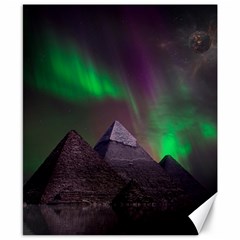 Aurora Northern Lights Phenomenon Atmosphere Sky Canvas 8  X 10  by Grandong