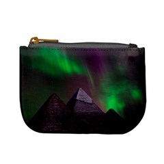 Aurora Northern Lights Phenomenon Atmosphere Sky Mini Coin Purse by Grandong