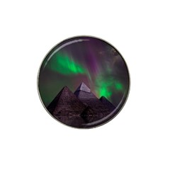 Aurora Stars Sky Mountains Snow Aurora Borealis Hat Clip Ball Marker (4 Pack) by Grandong