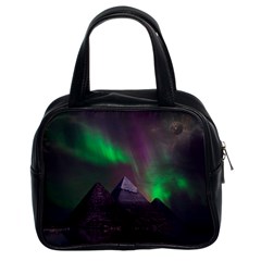 Aurora Northern Lights Celestial Magical Astronomy Classic Handbag (two Sides)