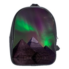 Aurora Northern Lights Celestial Magical Astronomy School Bag (large) by Grandong