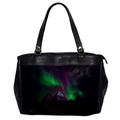 Aurora Northern Lights Celestial Magical Astronomy Oversize Office Handbag by Grandong