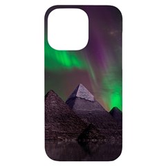 Aurora Northern Lights Phenomenon Atmosphere Sky Iphone 14 Pro Max Black Uv Print Case by Grandong