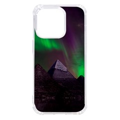 Aurora Northern Lights Phenomenon Atmosphere Sky Iphone 14 Pro Tpu Uv Print Case by Grandong