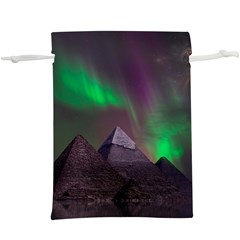 Aurora Northern Lights Celestial Magical Astronomy Lightweight Drawstring Pouch (xl) by Grandong