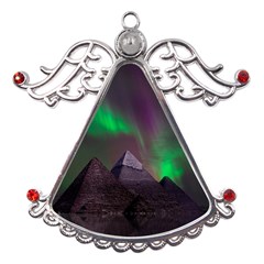 Fantasy Pyramid Mystic Space Aurora Metal Angel With Crystal Ornament by Grandong