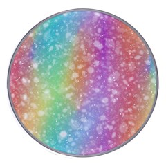 Rainbow Colors Spectrum Background Wireless Fast Charger(white)