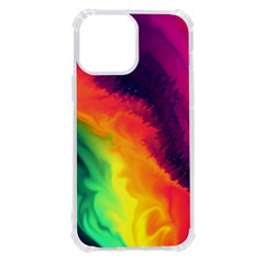 Rainbow Colorful Abstract Galaxy Iphone 13 Pro Max Tpu Uv Print Case by Ravend