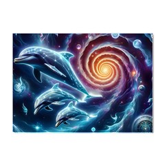 Dolphins Fantasy Crystal Sticker (a4)