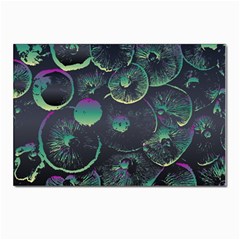 Psychedelic Mushrooms Background Postcards 5  X 7  (pkg Of 10)