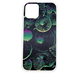 Psychedelic Mushrooms Background Iphone 12 Pro Max Tpu Uv Print Case