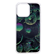 Psychedelic Mushrooms Background Iphone 14 Pro Max Tpu Uv Print Case by Ravend