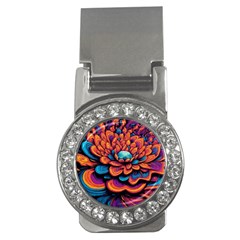 Flowers Painting Money Clips (cz) 