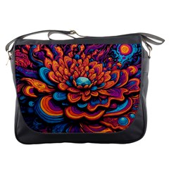 Flowers Painting Messenger Bag