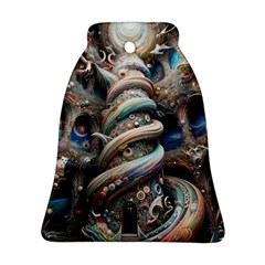 Fantasy Psychedelic Building Spiral Ornament (bell)