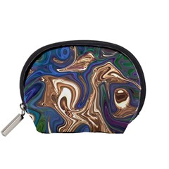 Pattern Psychedelic Hippie Abstract Accessory Pouch (small) by Ravend