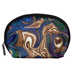 Pattern Psychedelic Hippie Abstract Accessory Pouch (large) by Ravend