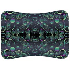 Background Pattern Mushrooms Velour Seat Head Rest Cushion by Ravend