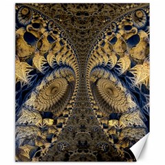 Fractal Spiral Infinite Psychedelic Canvas 20  X 24 