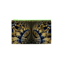 Fractal Spiral Infinite Psychedelic Cosmetic Bag (xs)
