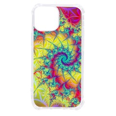 Fractal Spiral Abstract Background Iphone 13 Mini Tpu Uv Print Case by Ravend