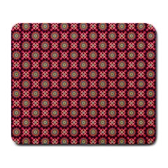 Kaleidoscope Seamless Pattern Large Mousepad by Ravend